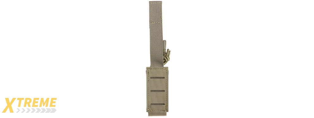 Tactical Assaulter Single Pistol Mag Pouch - MOLLE-Compatible Durable Field Accessory