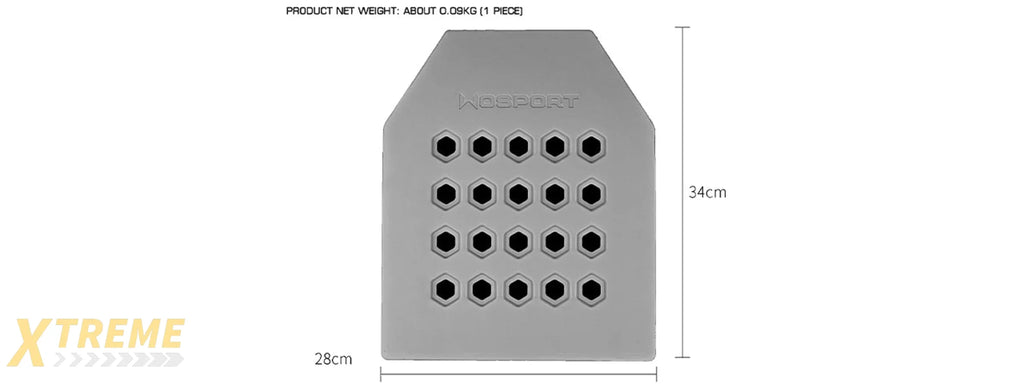 Tactical "Bulletproof" Plate Lining For Airsoft - (2 Pack)