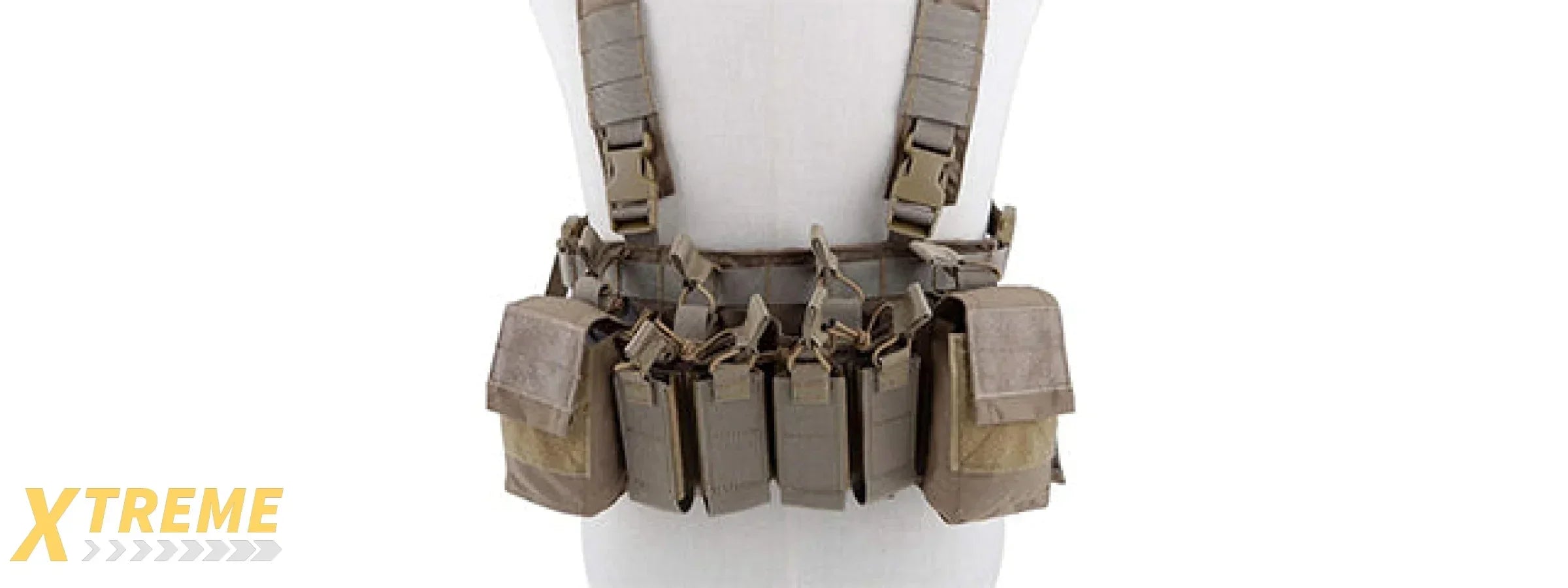 Tactical Chest Rig Adjustable MOLLE Carrier Military Utility Vest Lightweight