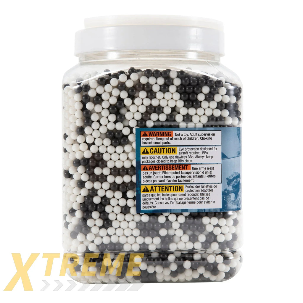 TACTICAL FORCE BB 12G- 15,000 COUNT - WHITE AND BLACK
