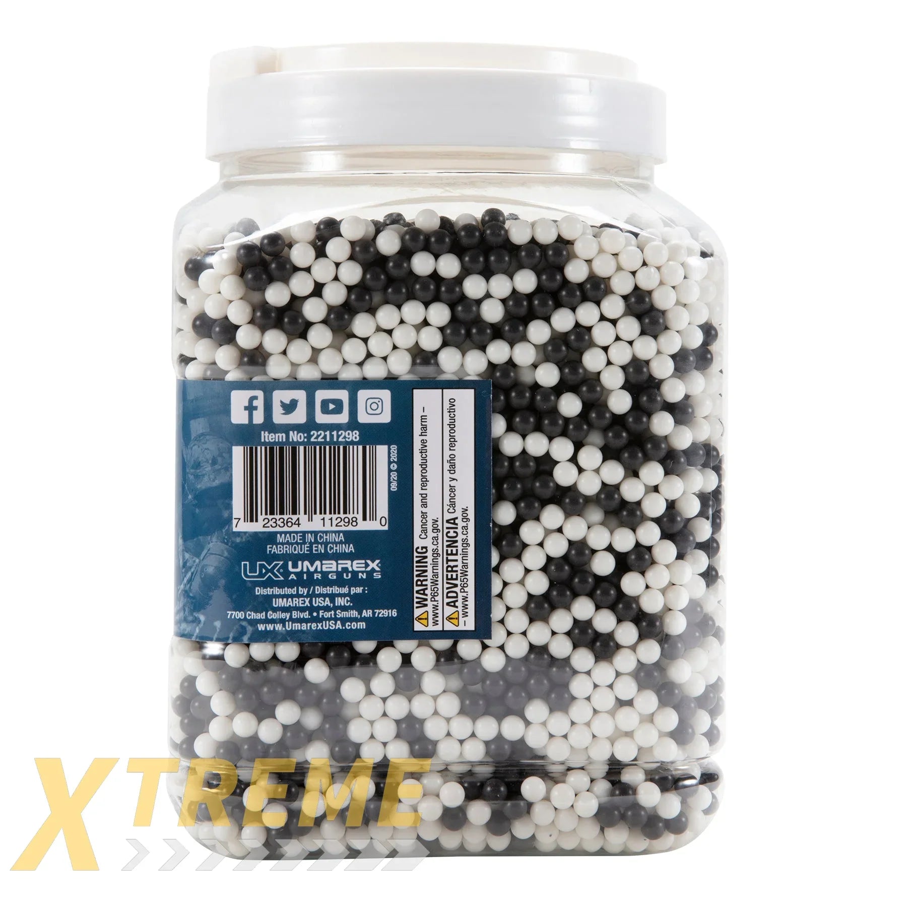 TACTICAL FORCE BB 12G- 15,000 COUNT - WHITE AND BLACK