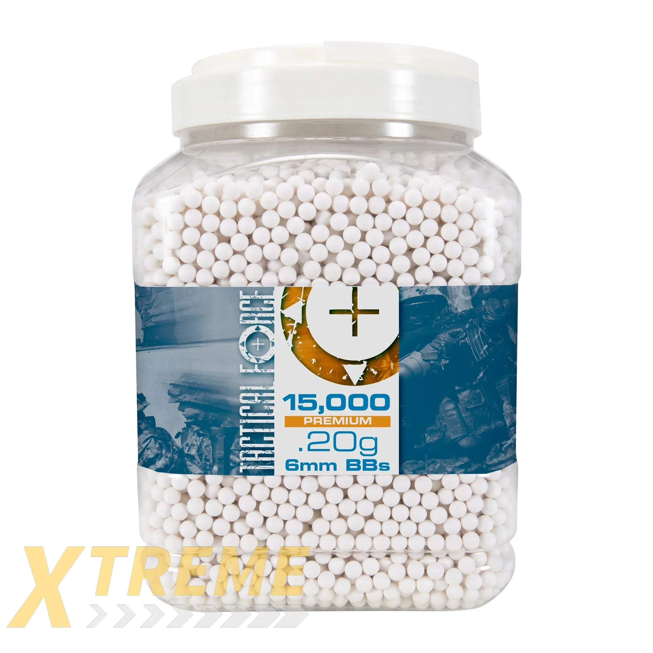 TACTICAL FORCE BB 20G - 15,000 COUNT-WHITE