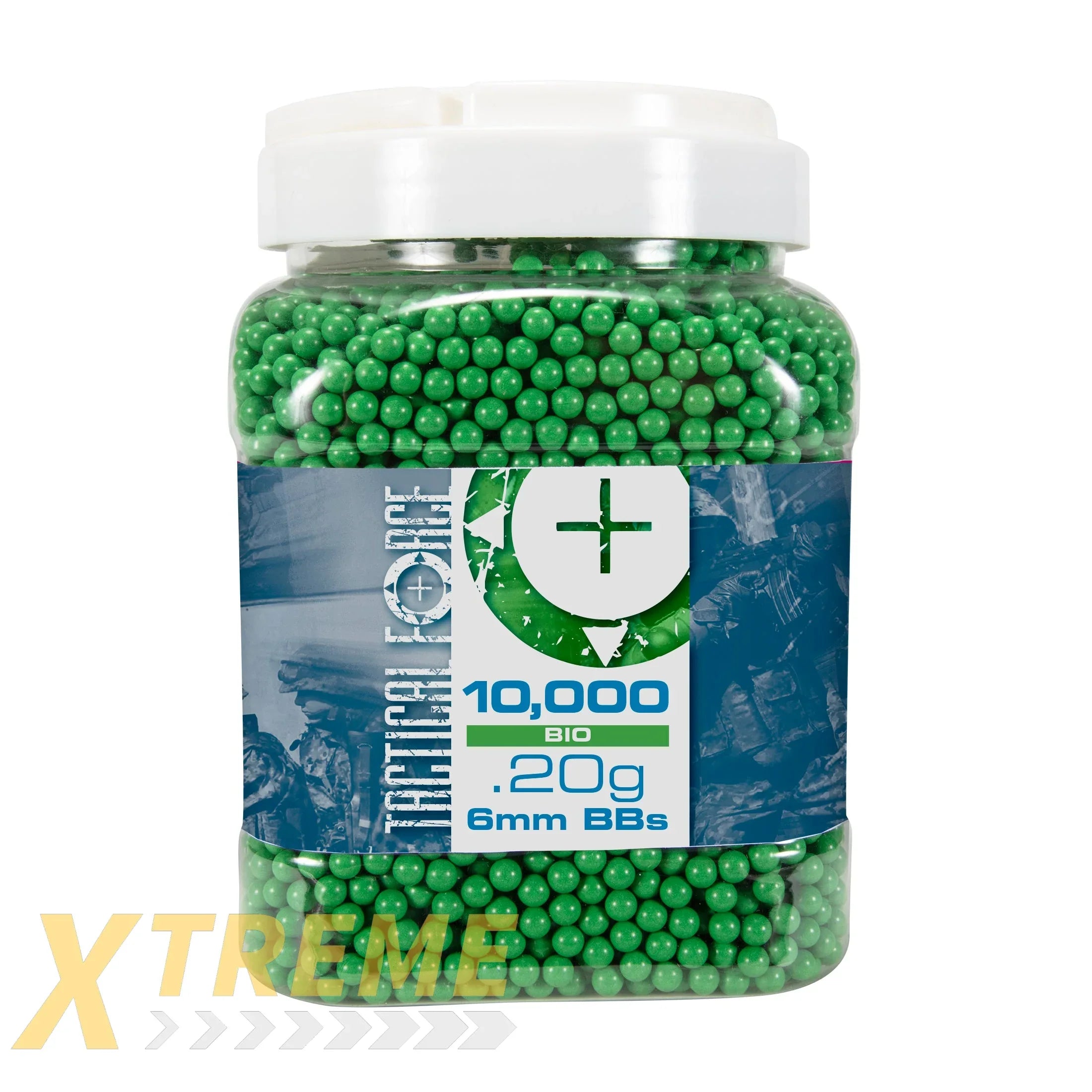 TACTICAL FORCE BIO BB 20G - 10,000 COUNT - GREEN