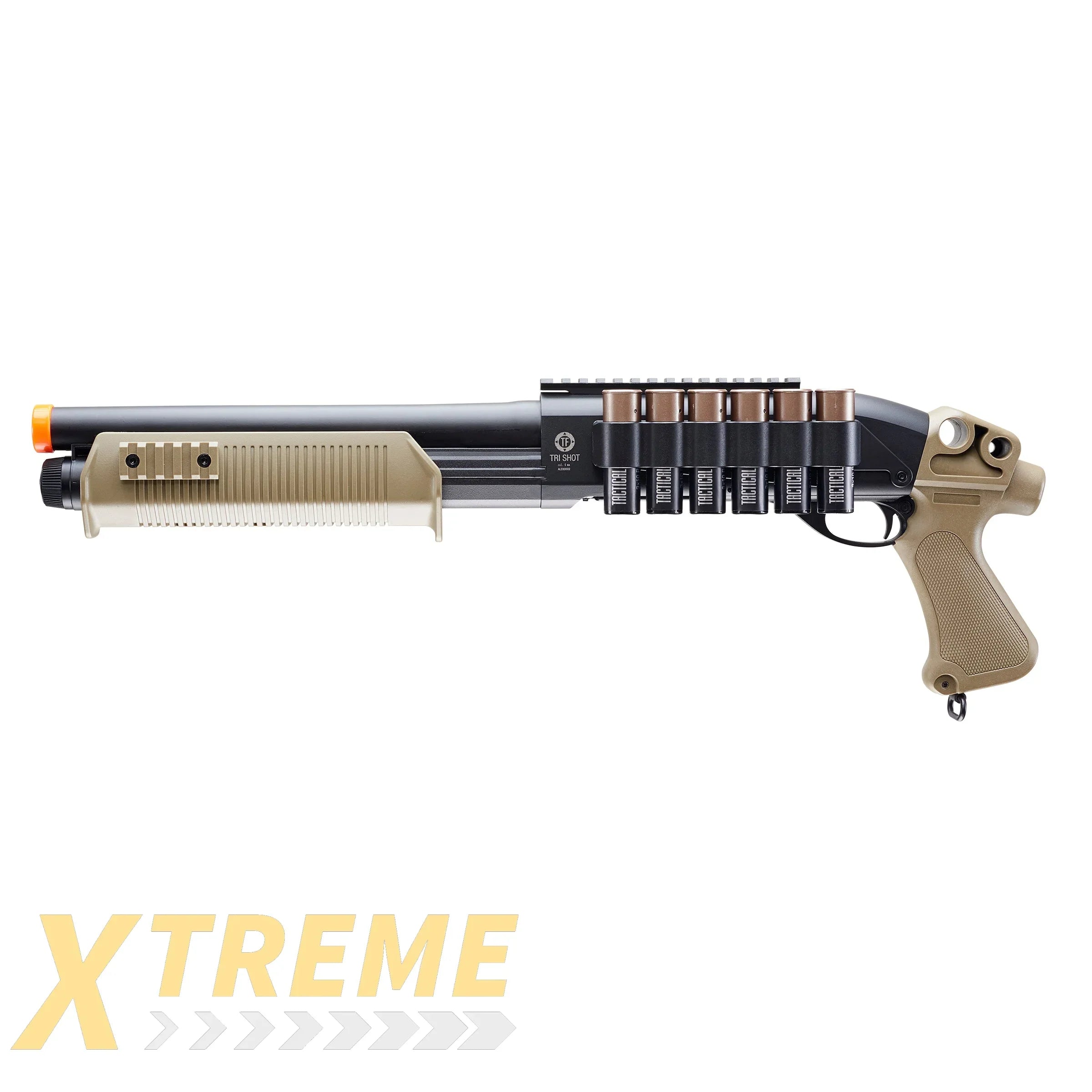 TACTICAL FORCE TRI-SHOT SHOTGUN-6MM-BLACKTAN