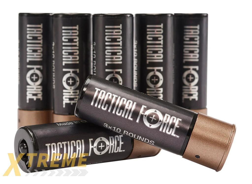 TACTICAL FORCE TRI-SHOT SHOTGUN SHELLS-6MM-BLACK