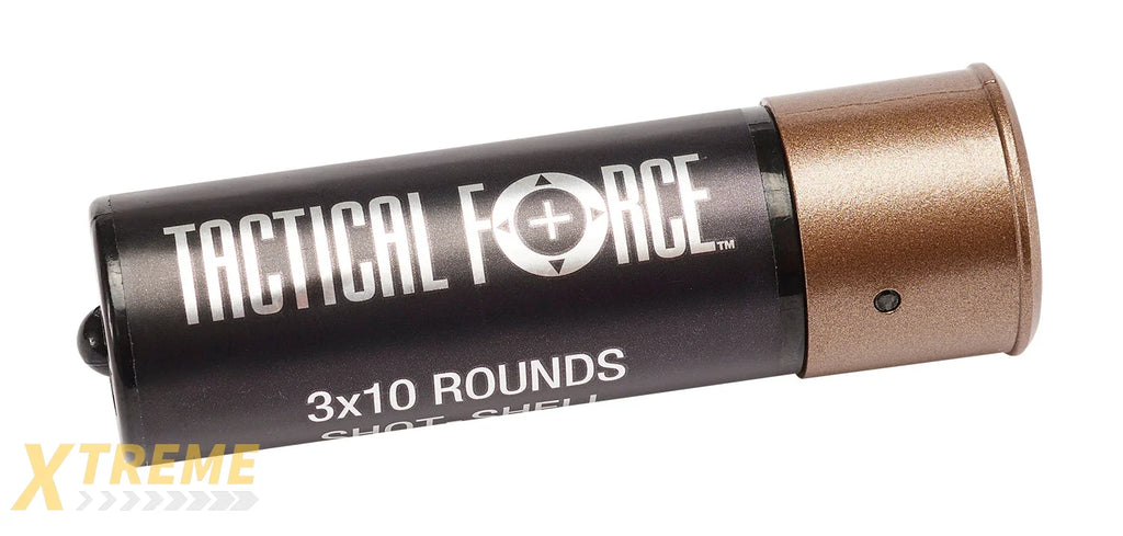 TACTICAL FORCE TRI-SHOT SHOTGUN SHELLS-6MM-BLACK