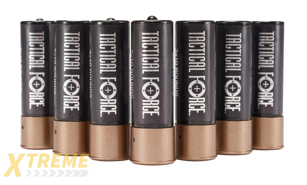 TACTICAL FORCE TRI-SHOT SHOTGUN SHELLS-6MM-BLACK