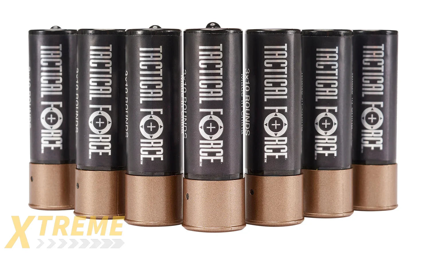 TACTICAL FORCE TRI-SHOT SHOTGUN SHELLS-6MM-BLACK