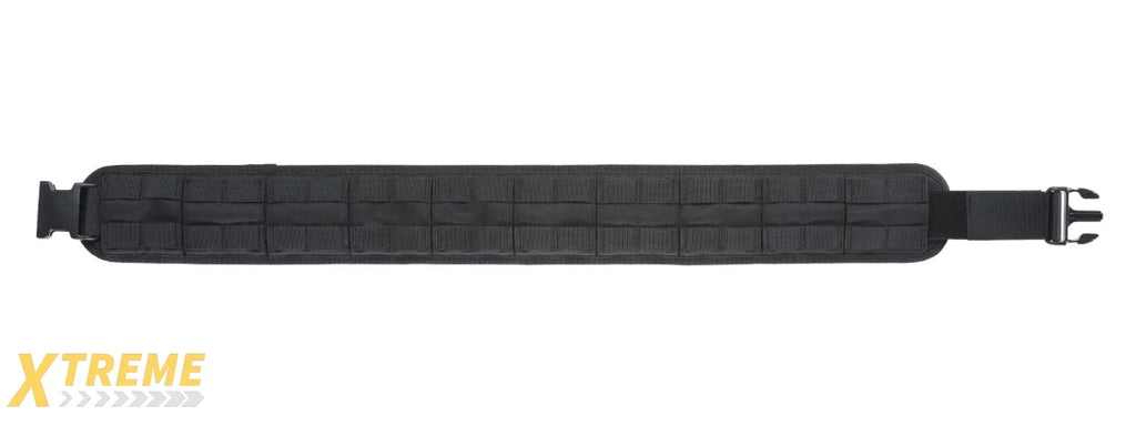 Tactical Molle Round Shotgun Shell Adjustable Bandolier Sling with Elastic Retention