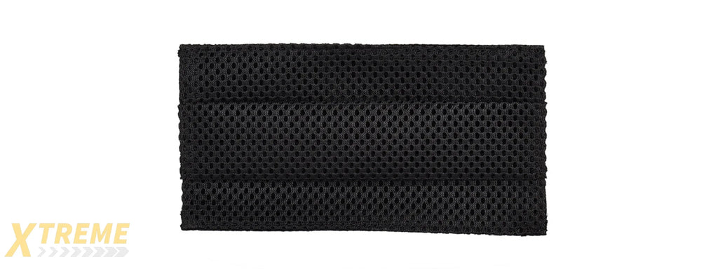 Tactical Pleated Face Mask Cover, Black