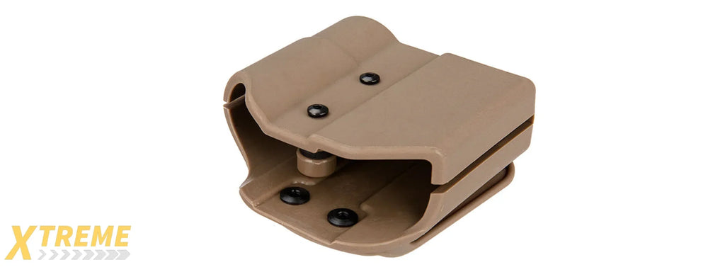 TACTICAL POLYMER PISTOL MAG AND FLASHLIGHT CARRIER FOR DUTY/TACTICAL USE