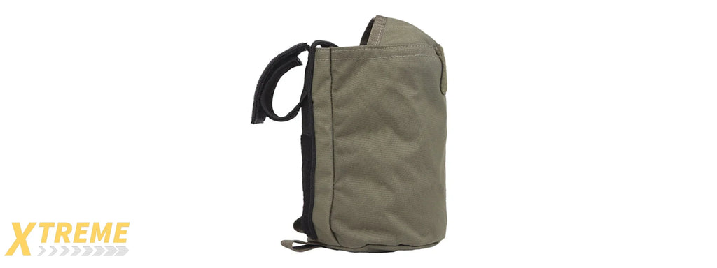 Tactical Velcro Storage Bag with Modular Attachment and Durable Construction