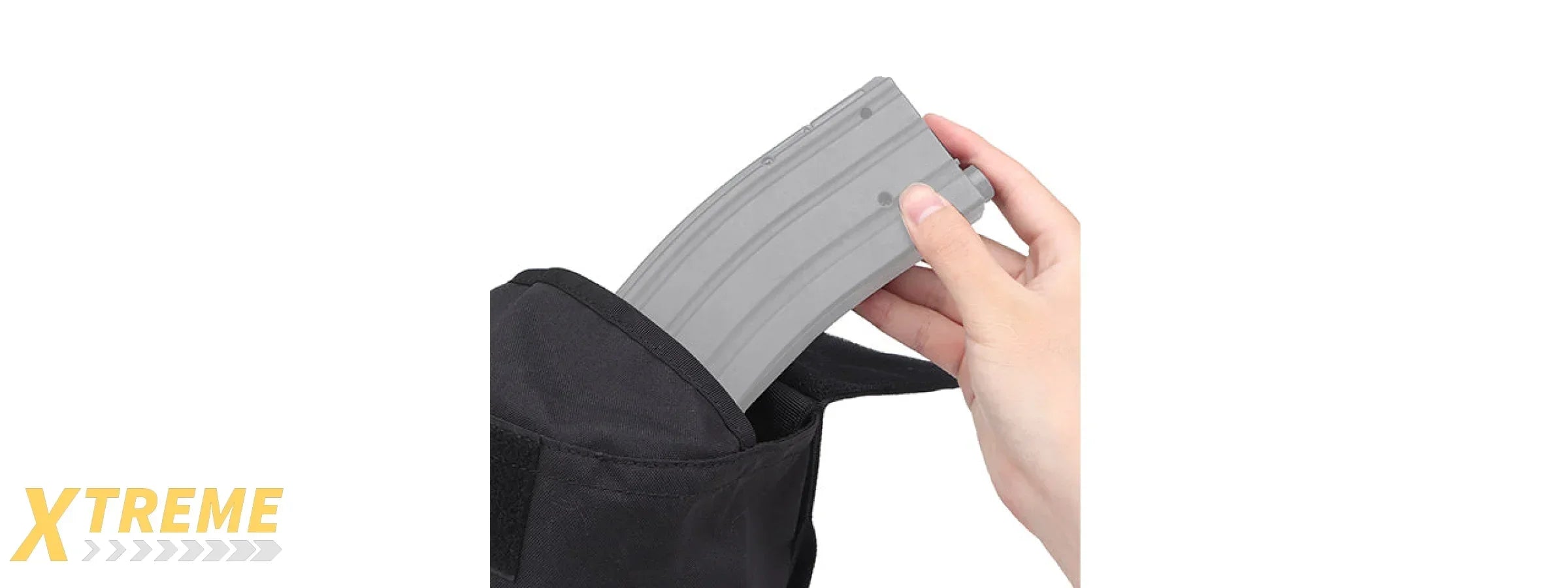 Tactical Velcro Storage Bag with Modular Attachment and Durable Construction