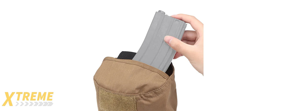 Tactical Velcro Storage Bag with Modular Attachment and Durable Construction