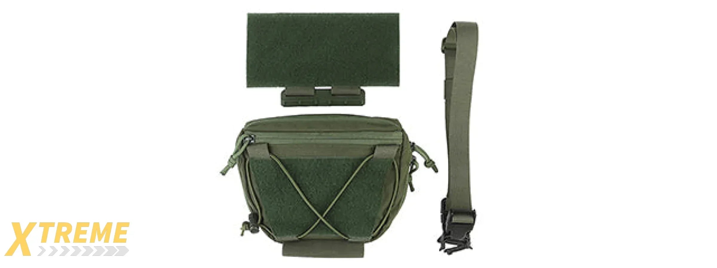 Tactical Vest Drop Pouch Equipment With Shoulder Strap Quick Release Rail