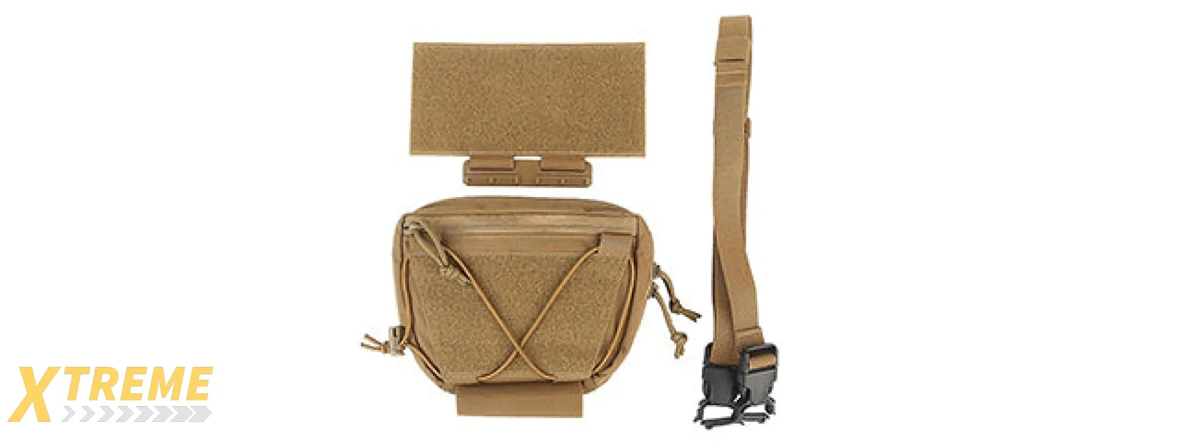 Tactical Vest Drop Pouch Equipment With Shoulder Strap Quick Release Rail