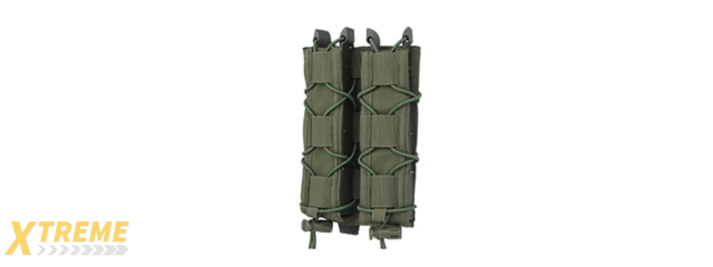 Tiger Type Long Double Mag Quick Pull Pouch - Tactical Magazine Carrier for Rapid Access
