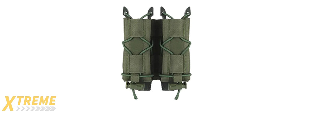 Tiger Type Short Mag Double Quick Pull Pouch for Tactical Gear and Magazine Carry