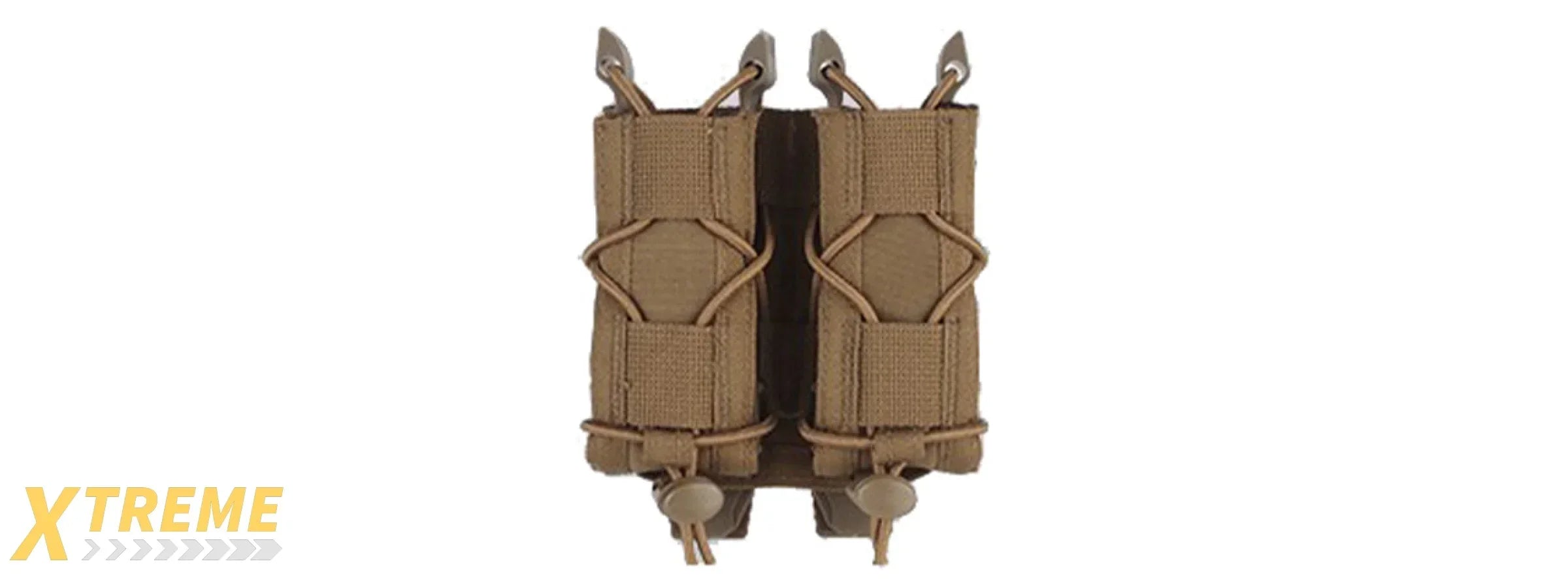 Tiger Type Short Mag Double Quick Pull Pouch for Tactical Gear and Magazine Carry