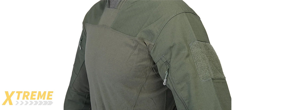 TLS HALFSHELL SHIRT MILITARY TACTICAL TOP FOR OUTDOOR AND FIELD USE