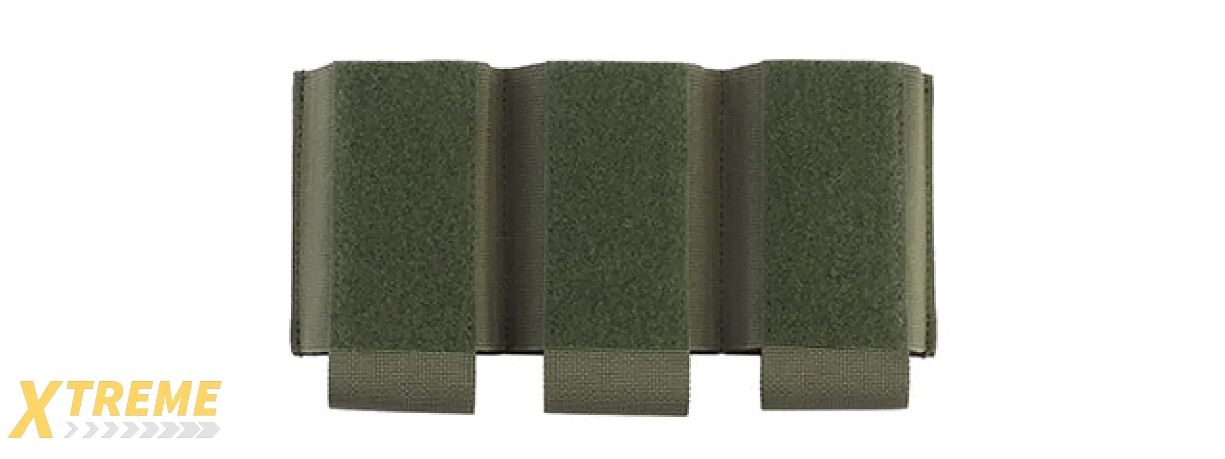 Triple 5.56 Magazine Pouch Attachment For Tactical Vests Modular Low-Profile Utility