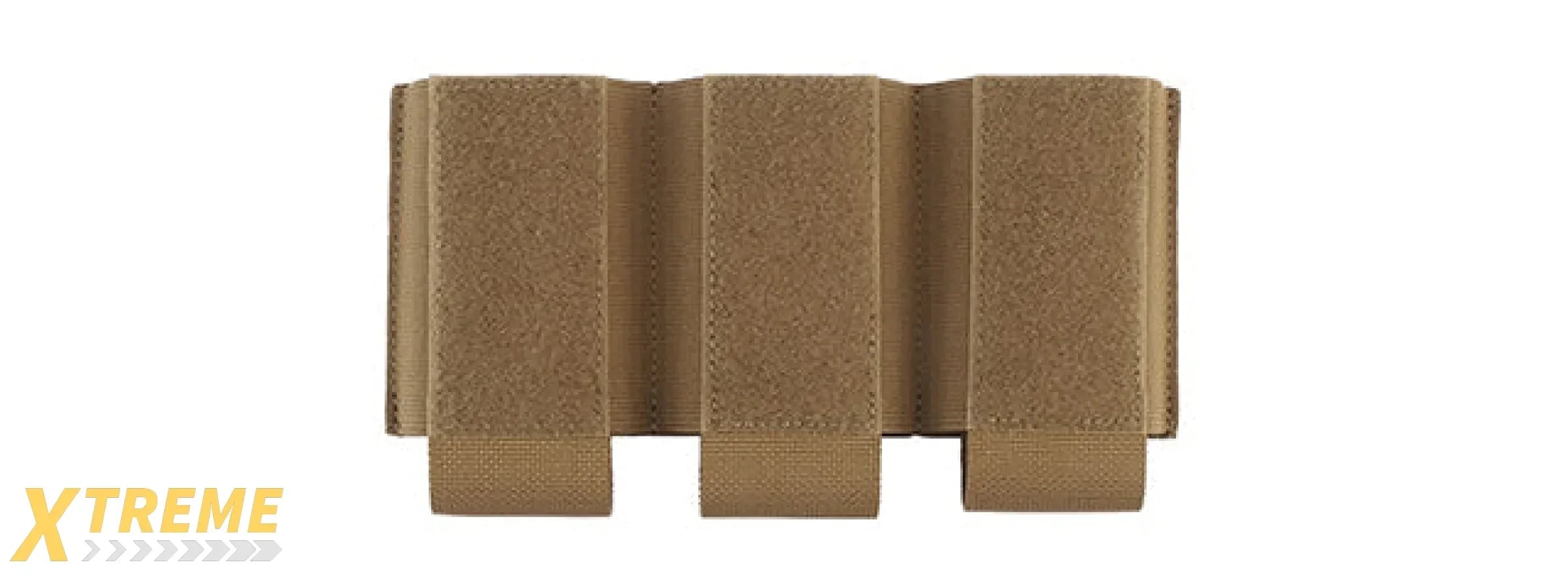 Triple 5.56 Magazine Pouch Attachment For Tactical Vests Modular Low-Profile Utility