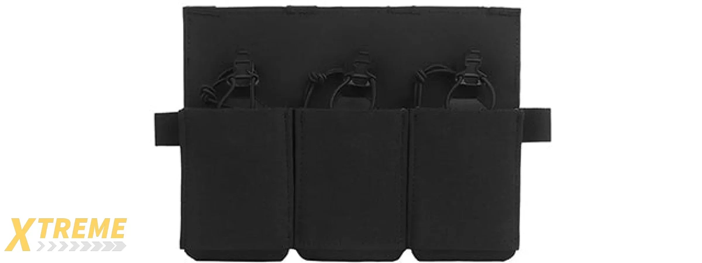 Triple Elastic Magazine Pouch MAG Tool Holder - Tactical Modular Gear Organizer for Mags