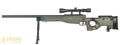 UK ARMS AIRSOFT L96 BOLT ACTION SCOPE RIFLE W/ FOLD STOCK - OD GREEN