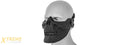 UK ARMS AIRSOFT TACTICAL SKULL LOWER HALF FACE MASK - BLACK