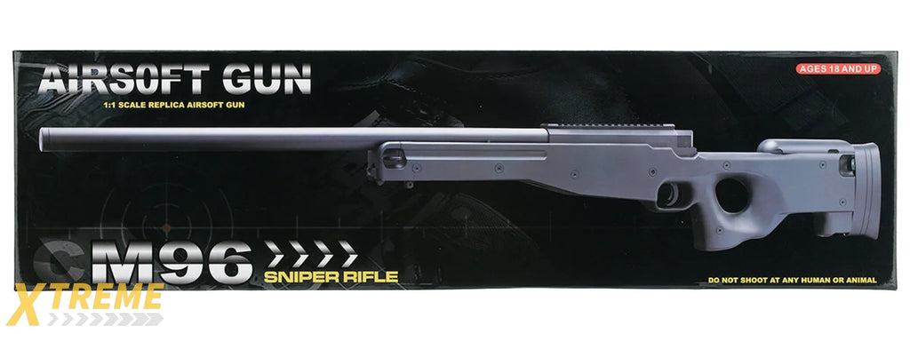 UK Arms M96 L96 Spring Bolt Action Airsoft Sniper Rifle Replica High Performance