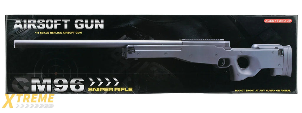UK Arms M96 L96 Spring Bolt Action Airsoft Sniper Rifle Replica High Performance