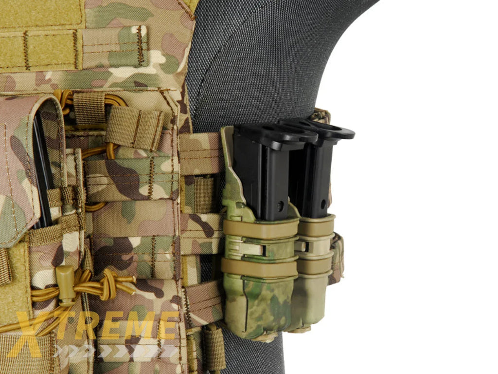 Lancer Tactical SINGLE RIFLE/ DOUBLE PISTOL QUICK DETACH POUCHES - MDR