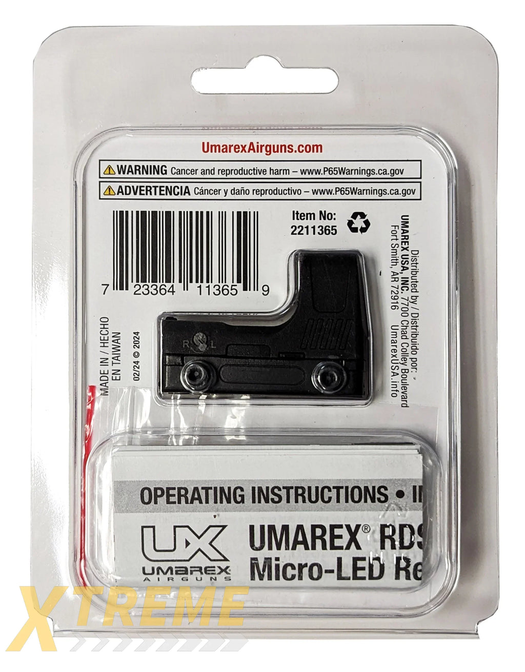 Umarex RDS8 Red Dot Pistol Optic