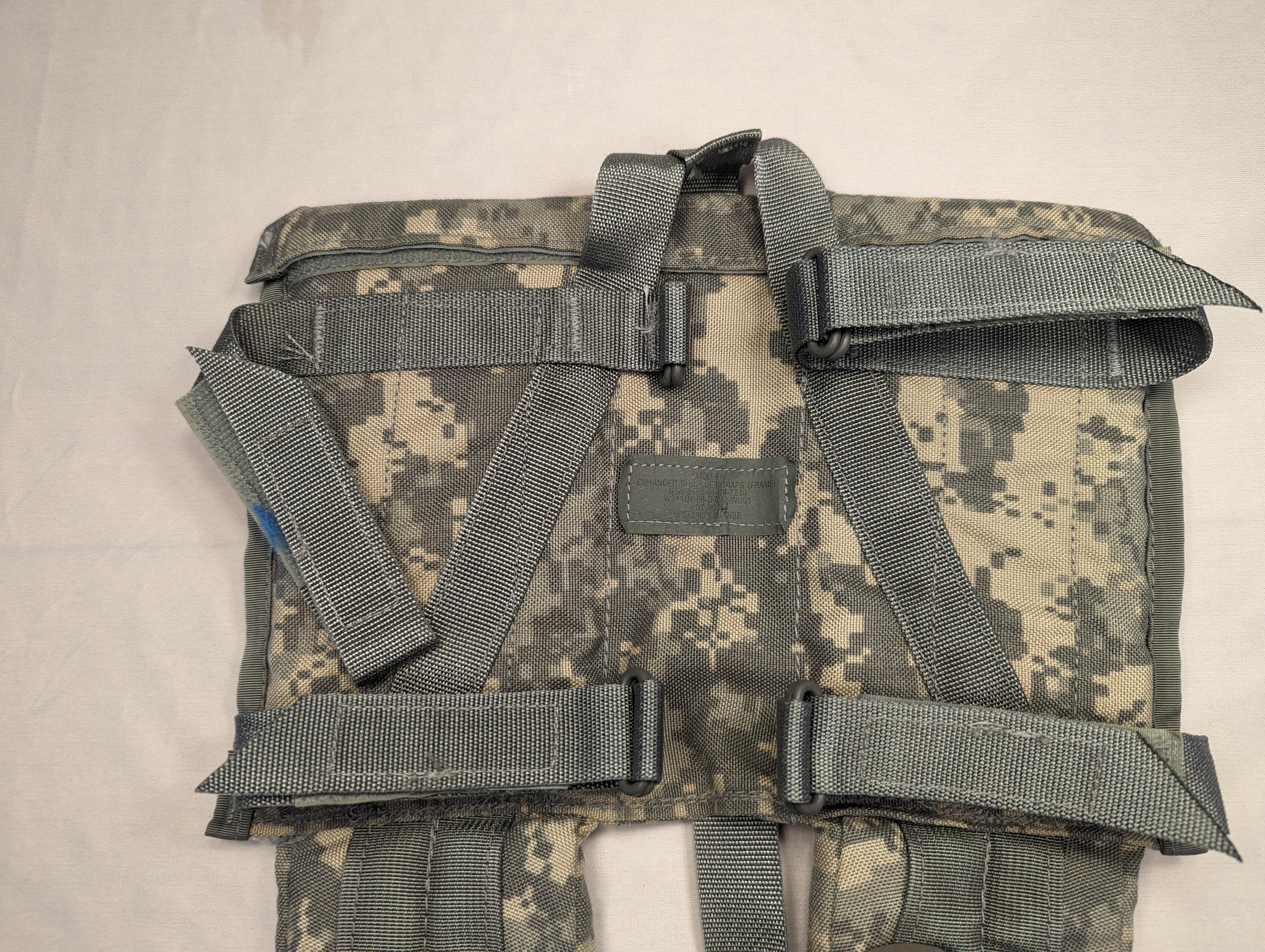 Enhanced Frame Shoulder Straps - ACU