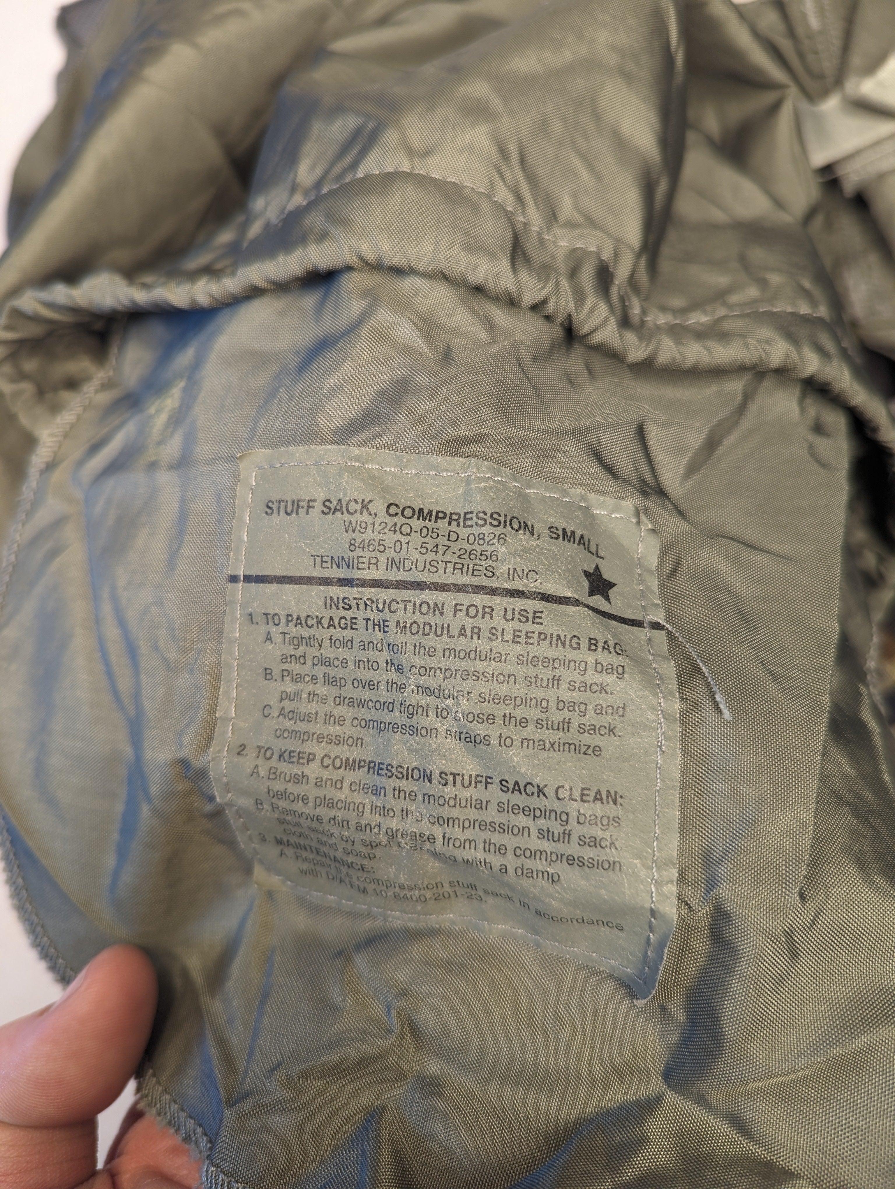 Compression Stuff Sack - Small - Green