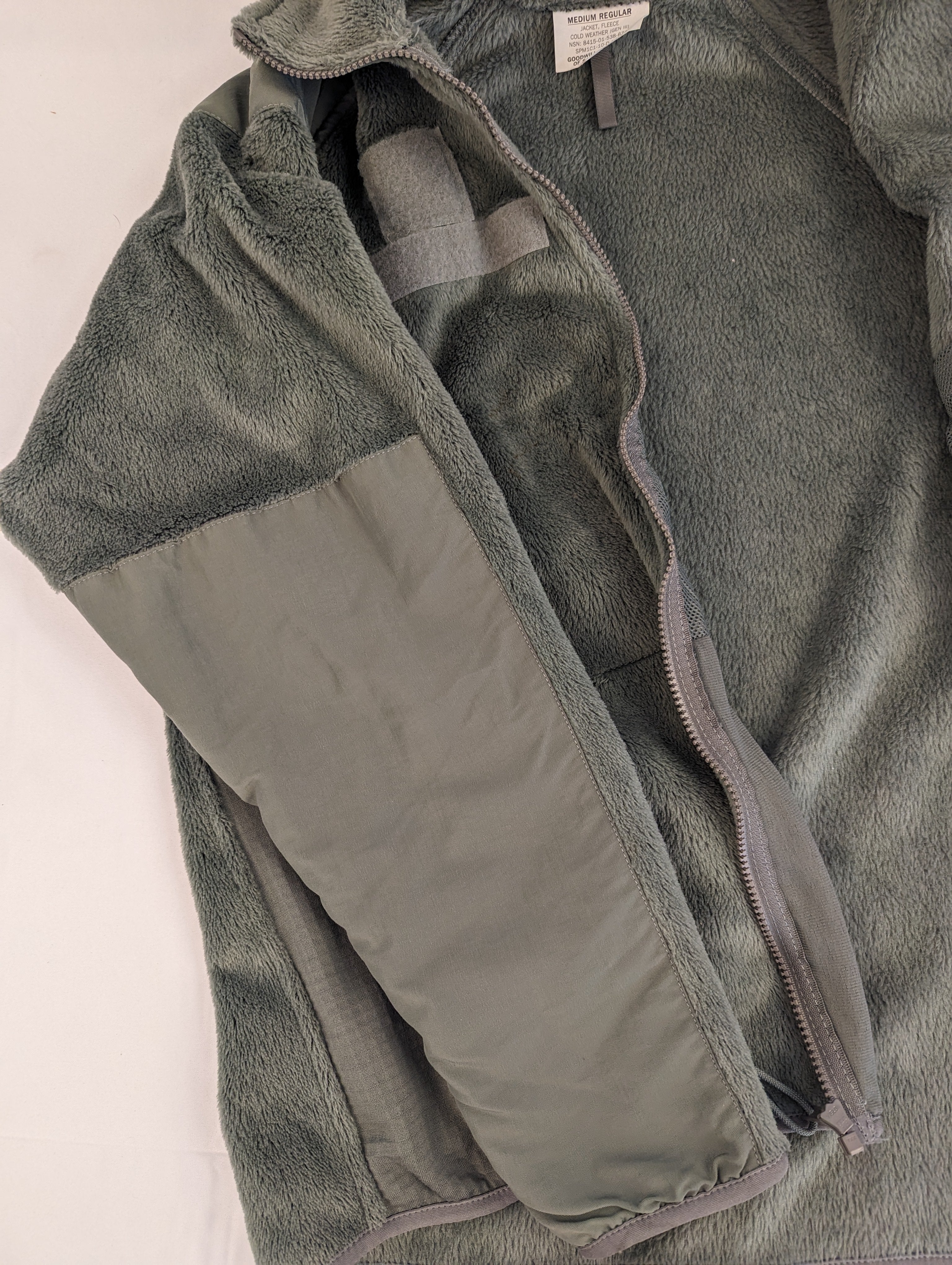 Cold Weather Jacket (Fleece) - Green