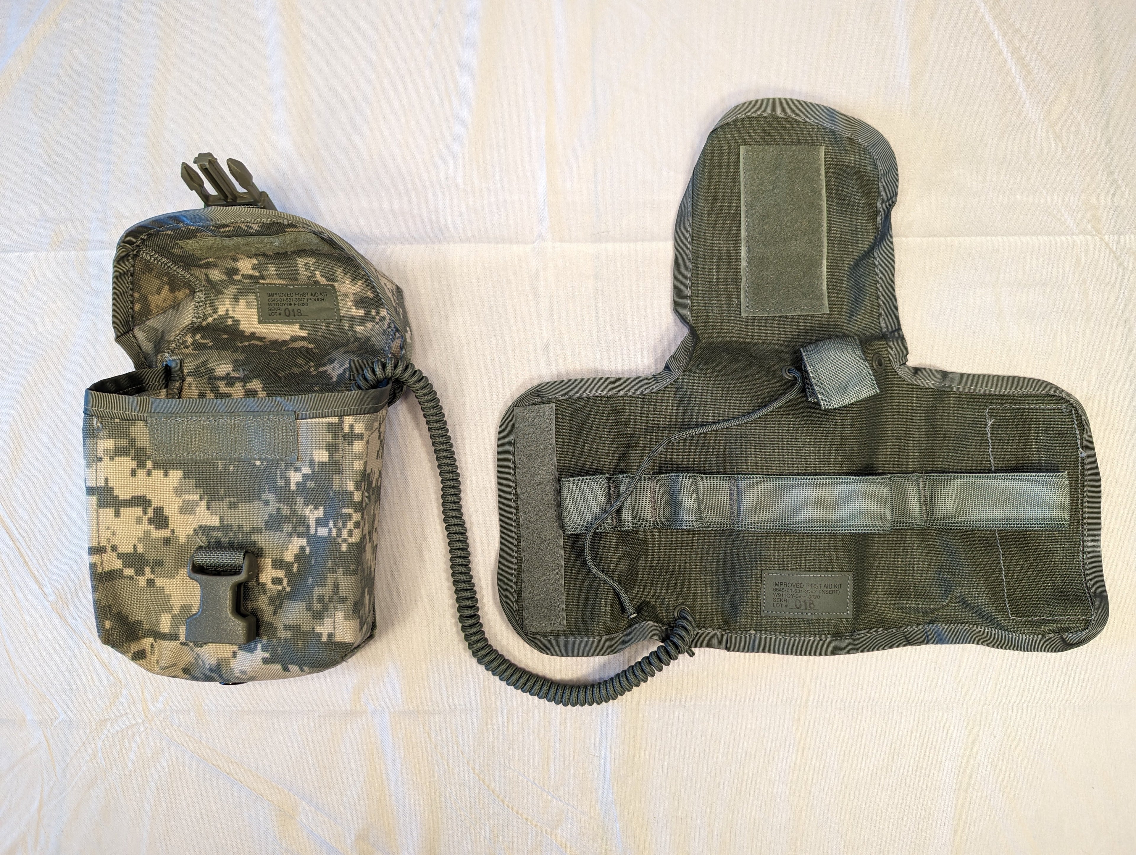 Individual First Aid Kit Pouch w/ Insert - UCP/ACU