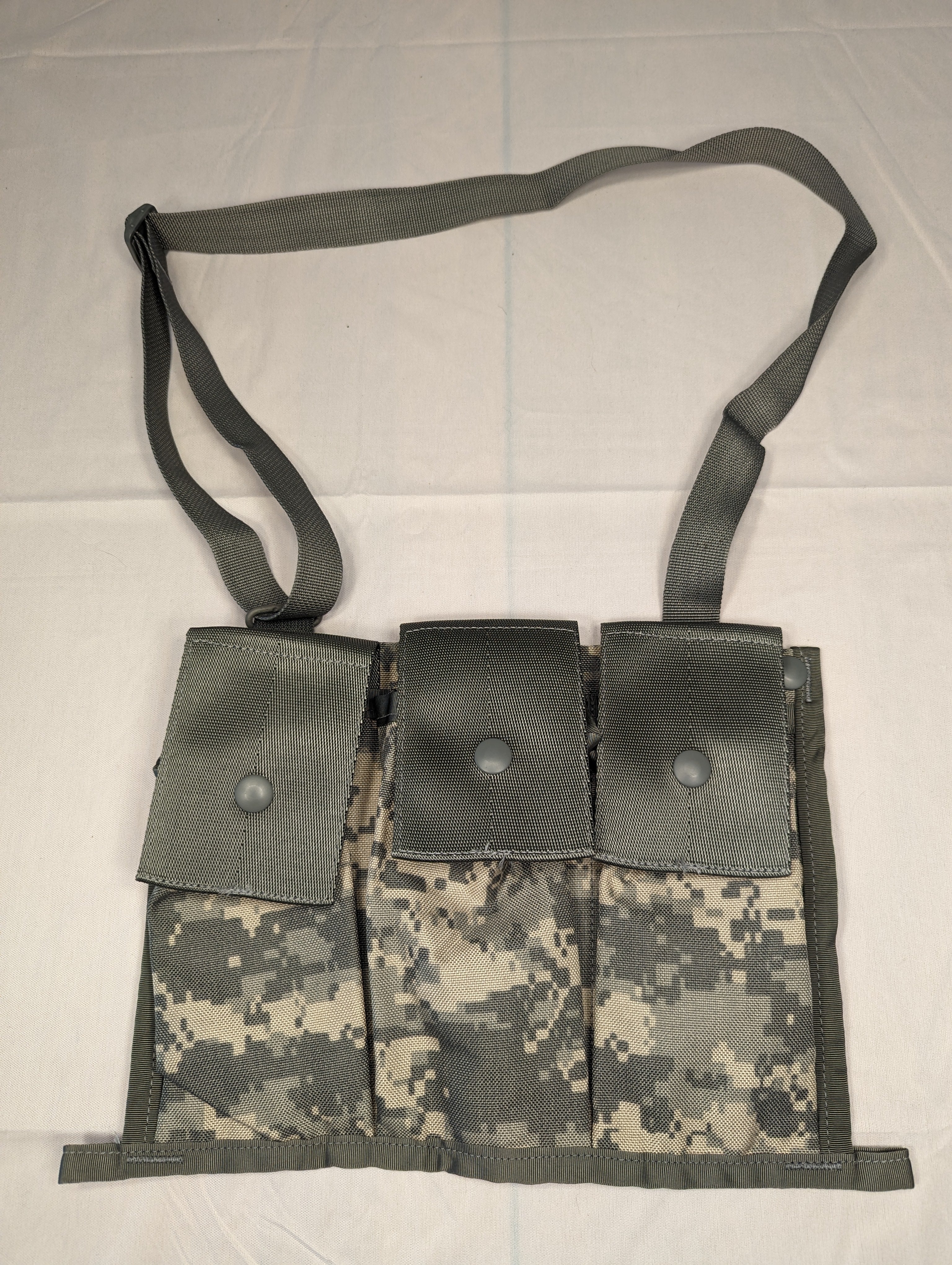 2 ACU Bandoleer Pouch MOLLE II Military Army Pouches Camo