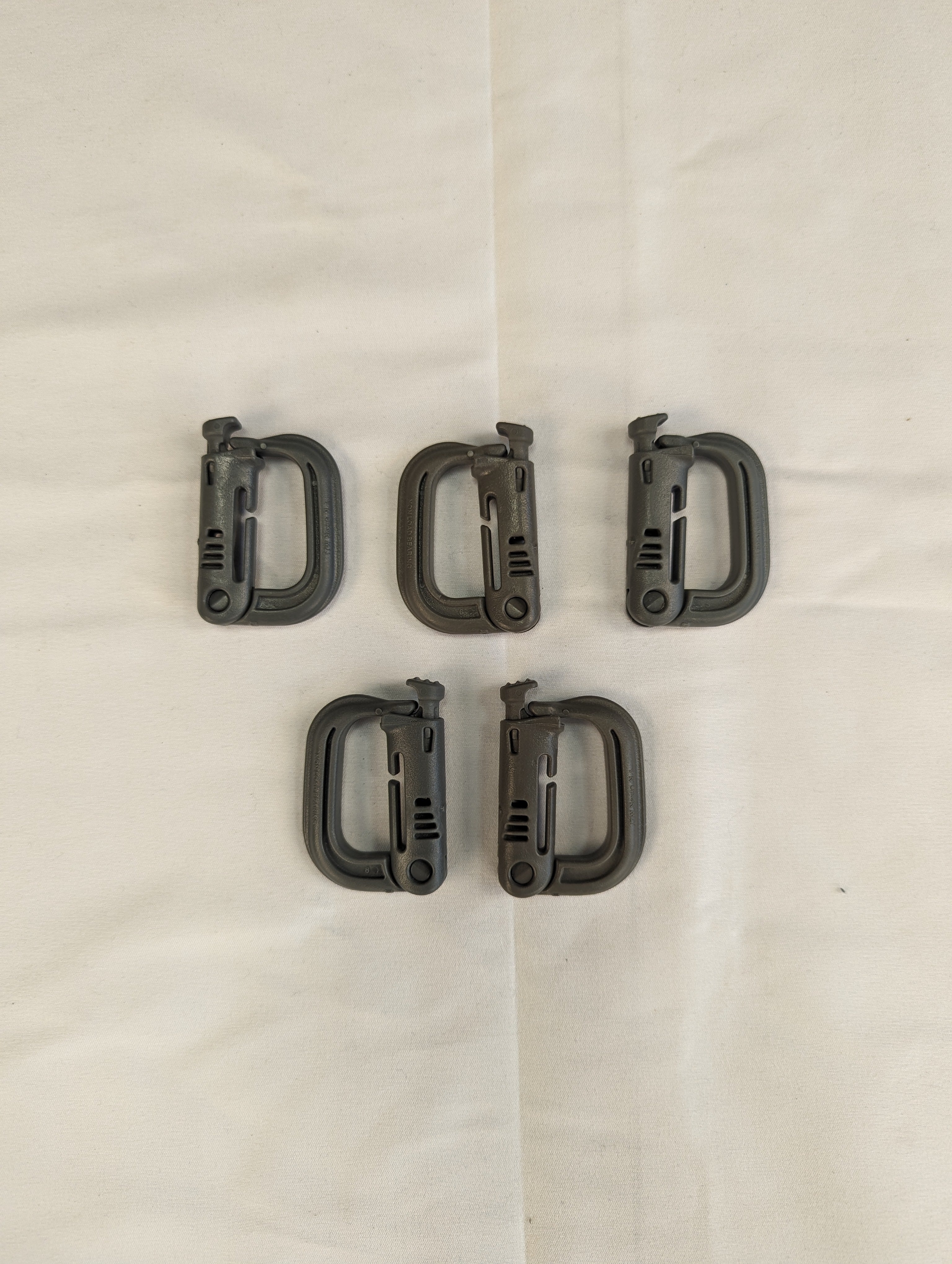 USGI ITW Nexus MOLLE Grimloc Carabiner 5 pack