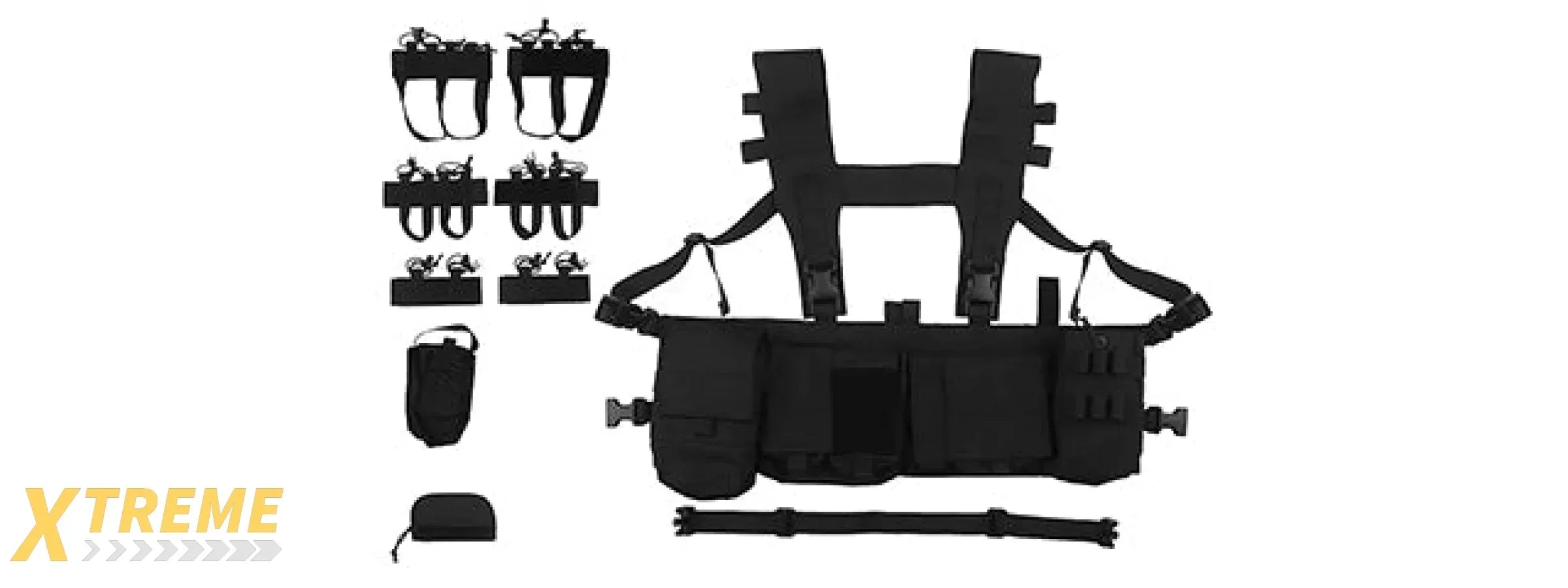 UW Tactical Patrol Commuter Chest Rig - Modular Patrol Chest Rig for EDC and Duty Use