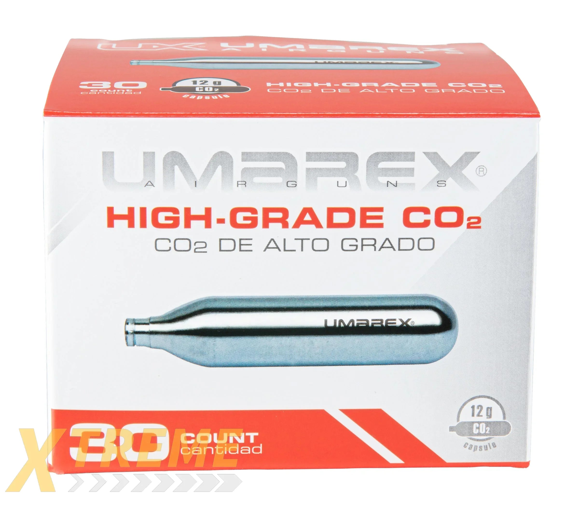 UX 12G CO2 CYLINDER-30 COUNT
