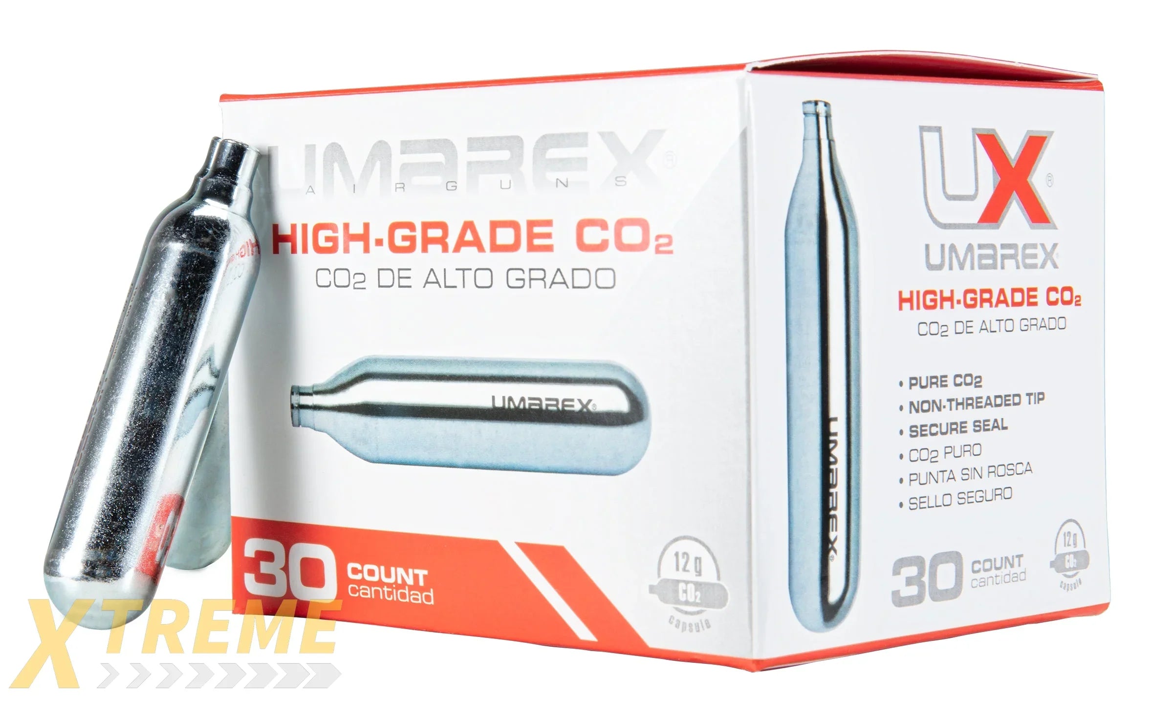 UX 12G CO2 CYLINDER-30 COUNT