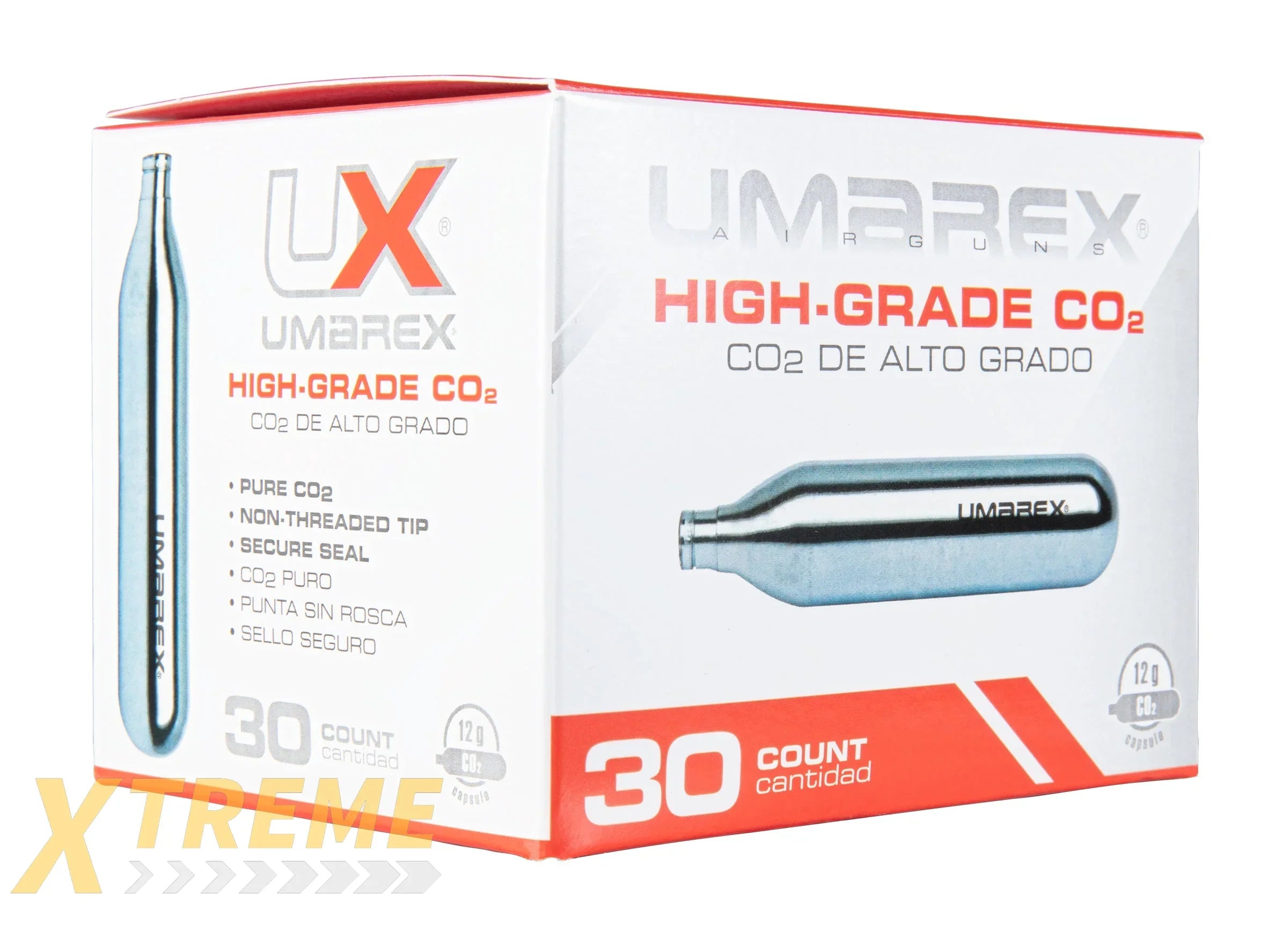 UX 12G CO2 CYLINDER-30 COUNT