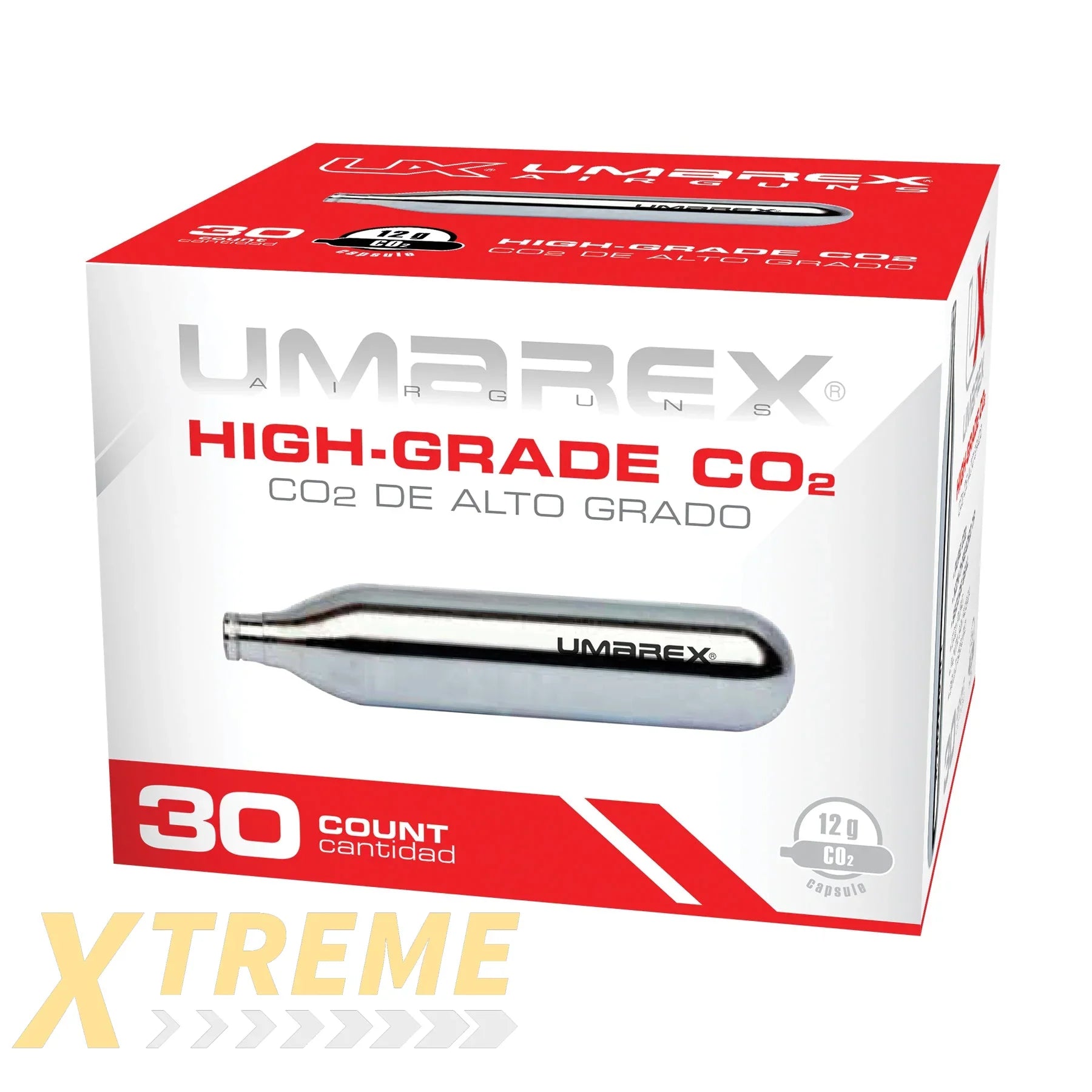 UX 12G CO2 CYLINDER-30 COUNT