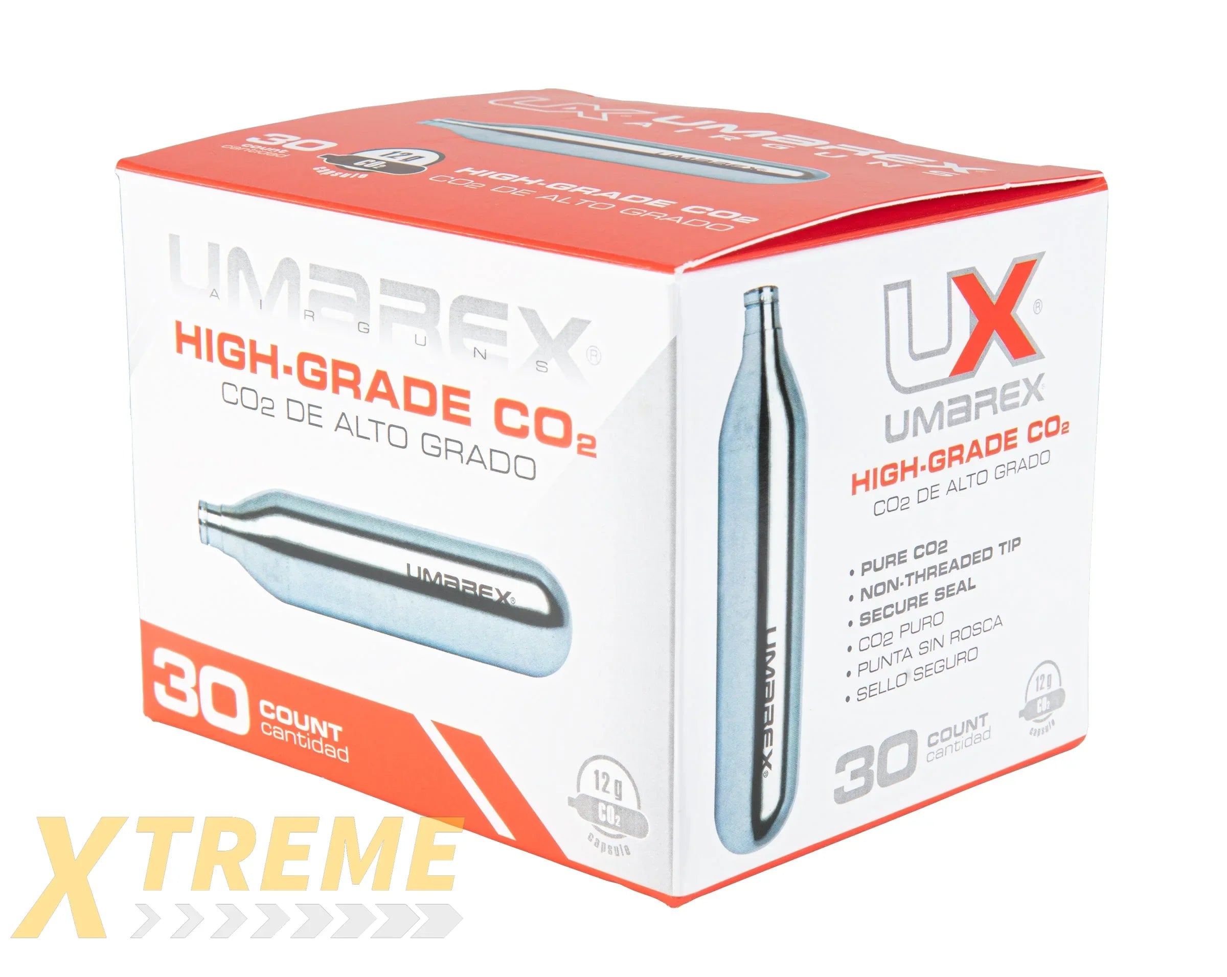 UX 12G CO2 CYLINDER-30 COUNT