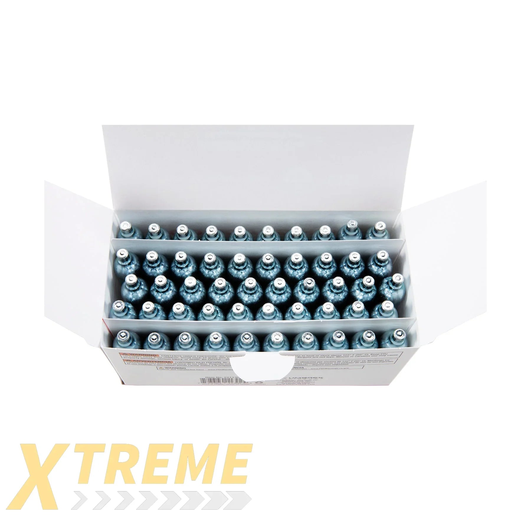 UX 12G CO2 CYLINDERS-50 COUNT