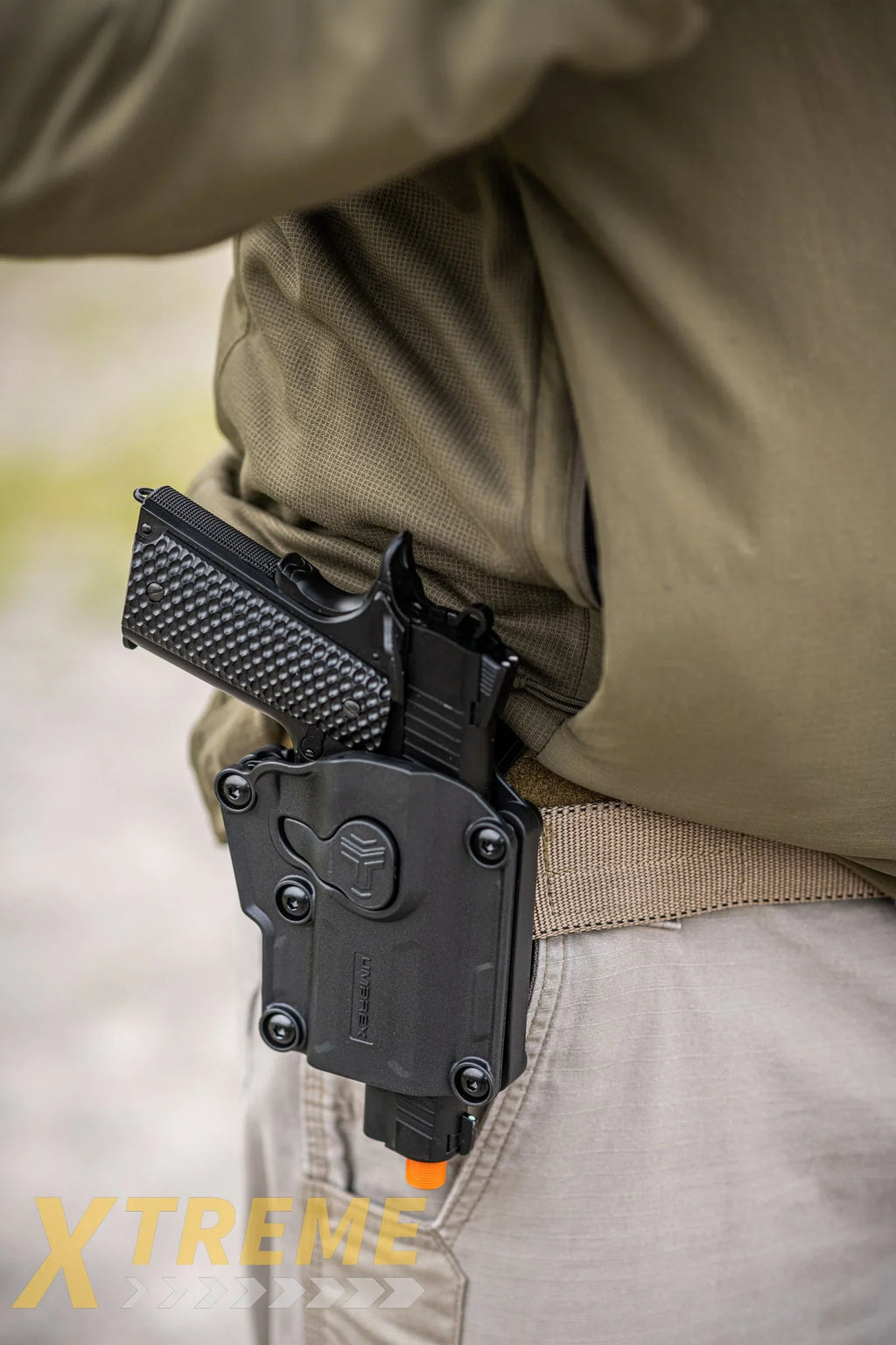 UX MULTIFIT PADDLE HOLSTER-BLACK