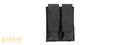 VISM MOLLE DOUBLE PISTOL MAGAZINE POUCH - BLACK