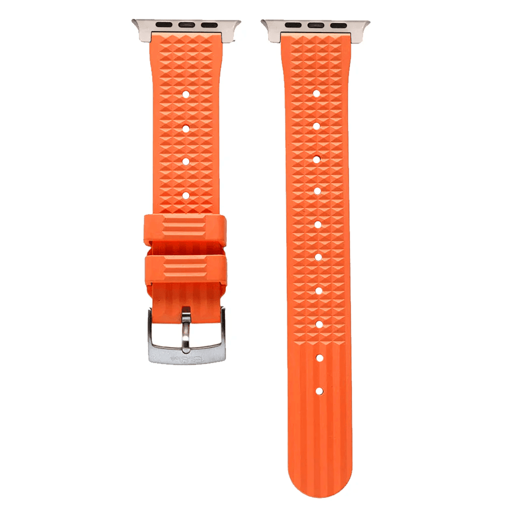 Waffle Rubber Band - For Apple Watch ULTRA - Orange