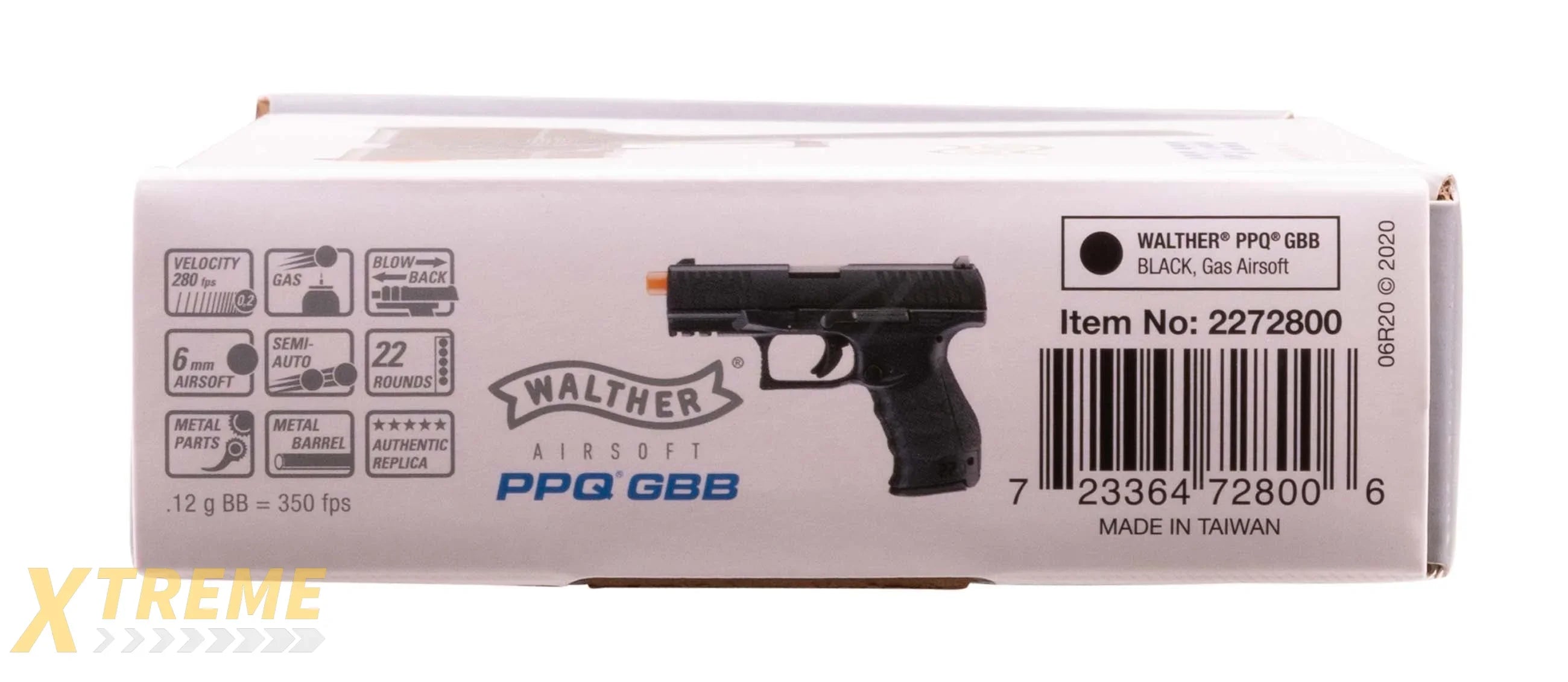 WALTHER PPQ GBB - BLACK